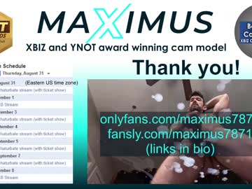cam man porn maximus_787 image #5168188