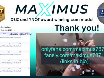 cam man porn maximus_787 image #5540018